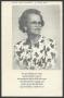 Primary view of [Funeral Program for Annie Jones Snowden, September 5, 1995]