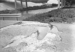 Primary view of object titled '[Berry Creek Bridge Flood Damage]'.