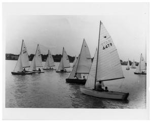 Primary view of object titled '[Boats on White Rock Lake]'.