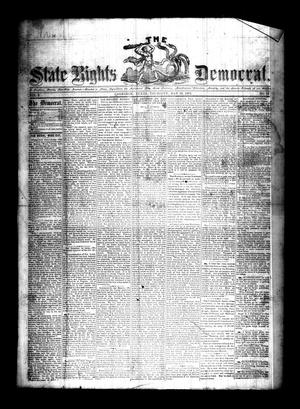 Primary view of object titled 'The State Rights Democrat. (La Grange, Tex.), Vol. 2, No. 24, Ed. 1 Thursday, May 16, 1861'.