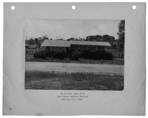 Primary view of object titled '[Photograph of White Rock Lake Comfort Station]'.