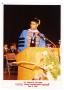 Photograph: [Dr. Charles Taylor Speaking at Graduation]