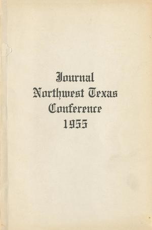 Primary view of Journal of the Northwest Texas Annual Conference, the Methodist Church: 1955