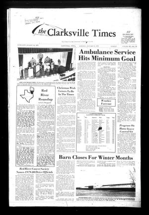 Primary view of object titled 'The Clarksville Times (Clarksville, Tex.), Vol. 107, No. 91, Ed. 1 Monday, December 3, 1979'.