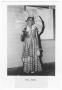 Photograph: [Miss Genie, in a pioneer costume]