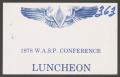 Text: [WASP luncheon card]