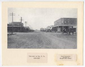 Primary view of object titled 'View West on Ave. D St.'.