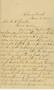 Letter: [Letter from Ludwell Lee Rector to Kenner K. Rector, March 5, 1888]