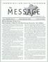 Primary view of The Message, Volume 37, Number 8, December 2001