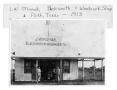 Thumbnail image of item number 1 in: 'J. W. Manak Blacksmith and Woodwork Shop'.