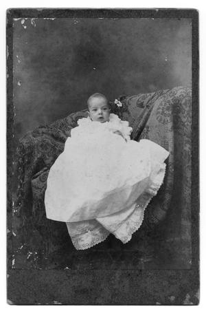 Primary view of object titled '[Baby in Large White Garment]'.