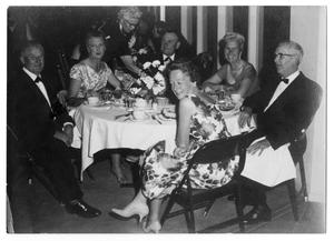 Primary view of object titled '[Three Couples at a Party]'.