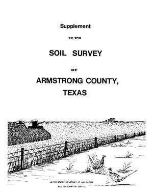Primary view of object titled 'Supplement to the Soil Survey of Armstrong County, Texas'.