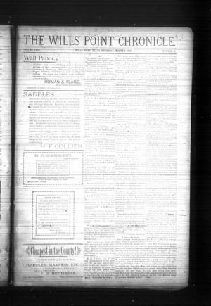 Primary view of object titled 'The Wills Point Chronicle. (Wills Point, Tex.), Vol. 18, No. 10, Ed. 1 Thursday, March 7, 1895'.