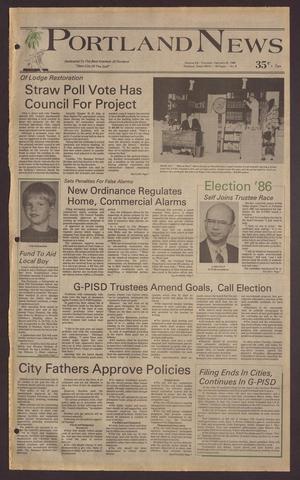 Primary view of object titled 'Portland News (Portland, Tex.), Vol. 20, No. 8, Ed. 1 Thursday, February 20, 1986'.