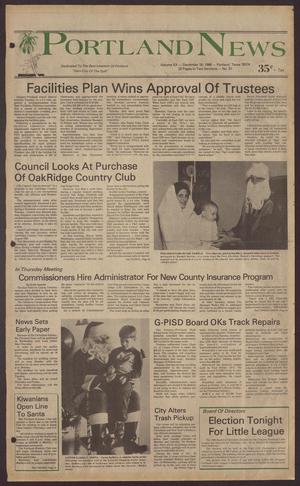 Portland News (Portland, Tex.), Vol. 20, No. 51, Ed. 1 Thursday, December 18, 1986