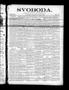 Newspaper: Svoboda. (La Grange, Tex.), Vol. 14, No. 49, Ed. 1 Thursday, December…