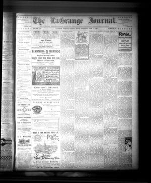 Primary view of object titled 'The La Grange Journal. (La Grange, Tex.), Vol. 22, No. 25, Ed. 1 Thursday, June 13, 1901'.