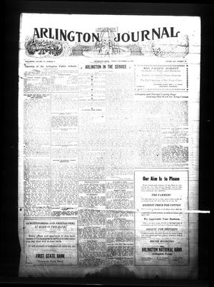 Primary view of object titled 'Arlington Journal (Arlington, Tex.), Vol. 22, No. 36, Ed. 1 Friday, September 6, 1918'.
