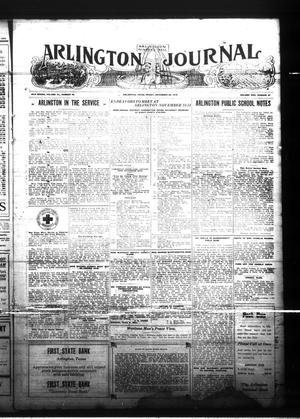 Primary view of object titled 'Arlington Journal (Arlington, Tex.), Vol. 22, No. 47, Ed. 1 Friday, November 22, 1918'.