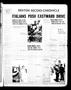 Newspaper: Denton Record-Chronicle (Denton, Tex.), Vol. 40, No. 33, Ed. 1 Saturd…