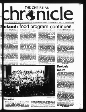 Primary view of object titled 'The Christian Chronicle (Oklahoma City, Okla.), Vol. 39, No. 1, Ed. 1 Friday, January 1, 1982'.