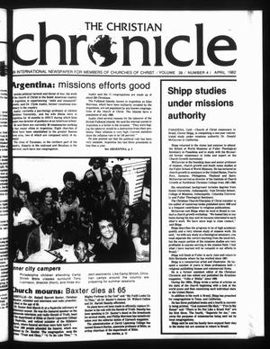 Primary view of object titled 'The Christian Chronicle (Oklahoma City, Okla.), Vol. 39, No. 4, Ed. 1 Thursday, April 1, 1982'.