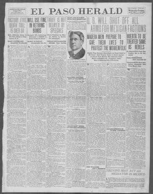 Primary view of object titled 'El Paso Herald (El Paso, Tex.), Ed. 1, Wednesday, July 23, 1913'.
