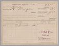 Text: [Receipt for Taxes Paid by W. M. Morgan, February 1895]