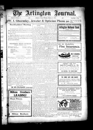 Primary view of object titled 'The Arlington Journal. (Arlington, Tex.), Vol. 11, No. 4, Ed. 1 Thursday, February 21, 1907'.