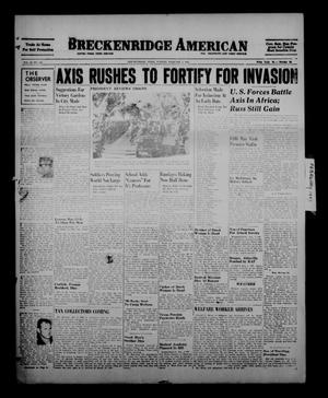 Primary view of object titled 'Breckenridge American (Breckenridge, Tex.), Vol. 22, No. 221, Ed. 1 Tuesday, February 2, 1943'.