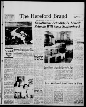 Primary view of object titled 'The Hereford Brand (Hereford, Tex.), Vol. 50, No. 35, Ed. 1 Thursday, August 31, 1950'.