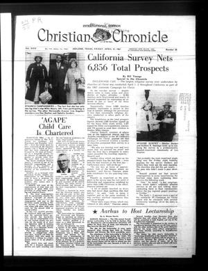 Primary view of object titled 'Christian Chronicle (Abilene, Tex.), Vol. 24, No. 28, Ed. 1 Friday, April 21, 1967'.