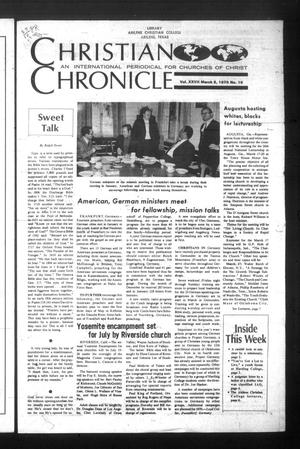 Primary view of object titled 'Christian Chronicle (Austin, Tex.), Vol. 27, No. 10, Ed. 1 Monday, March 9, 1970'.
