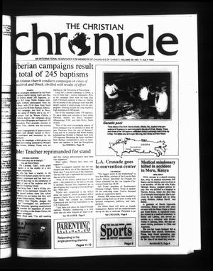 Primary view of object titled 'The Christian Chronicle (Oklahoma City, Okla.), Vol. 50, No. 7, Ed. 1 Thursday, July 1, 1993'.