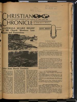 Primary view of object titled 'Christian Chronicle (Nashville, Tenn.), Vol. 33, No. 4, Ed. 1 Tuesday, March 9, 1976'.