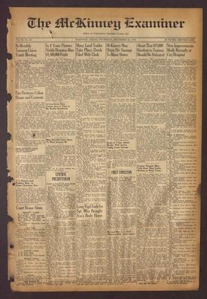 Primary view of object titled 'The McKinney Examiner (McKinney, Tex.), Vol. 63, No. 10, Ed. 1 Thursday, December 16, 1948'.