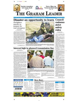 Primary view of object titled 'The Graham Leader (Graham, Tex.), Vol. 135, No. 66, Ed. 1 Sunday, April 3, 2011'.