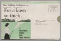 Pamphlet: [For a lawn so thick...]