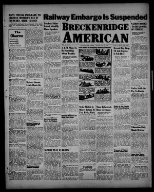 Primary view of object titled 'Breckenridge American (Breckenridge, Tex.), Vol. 26, No. 89, Ed. 1 Sunday, May 12, 1946'.