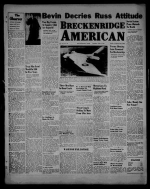 Primary view of object titled 'Breckenridge American (Breckenridge, Tex.), Vol. 26, No. 105, Ed. 1 Tuesday, June 4, 1946'.