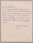 Letter: [Handwritten letter from Ann to Daniel W. Kempner, July 1953]