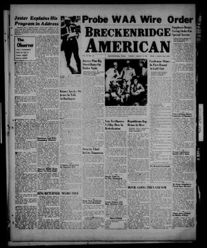 Primary view of object titled 'Breckenridge American (Breckenridge, Tex.), Vol. 26, No. 153, Ed. 1 Tuesday, August 13, 1946'.