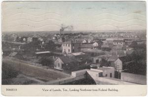 Primary view of object titled '[View of Laredo, Texas in the early 1900]'.