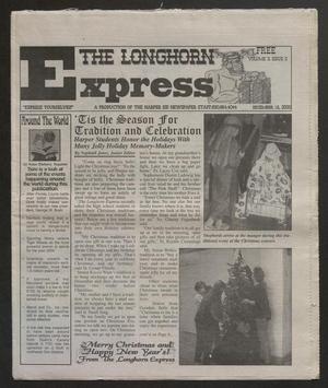 Primary view of object titled 'The Longhorn Express (Harper, Tex.), Vol. 3, No. 3, Ed. 1 Friday, December 15, 2000'.