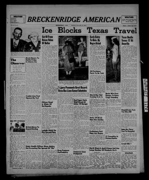 Primary view of object titled 'Breckenridge American (Breckenridge, Tex.), Vol. 28, No. 21, Ed. 1 Monday, January 26, 1948'.