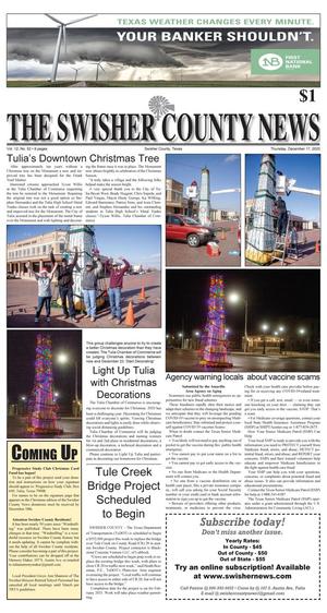 The Swisher County News (Tulia, Tex.), Vol. 12, No. 52, Ed. 1 Thursday, December 17, 2020