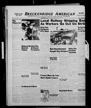 Primary view of object titled 'Breckenridge American (Breckenridge, Tex.), Vol. 28, No. 277, Ed. 1 Thursday, December 16, 1948'.