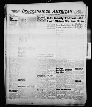 Primary view of object titled 'Breckenridge American (Breckenridge, Tex.), Vol. 29, No. 27, Ed. 1 Tuesday, February 1, 1949'.