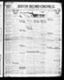 Newspaper: Denton Record-Chronicle (Denton, Tex.), Vol. 27, No. 15, Ed. 1 Wednes…